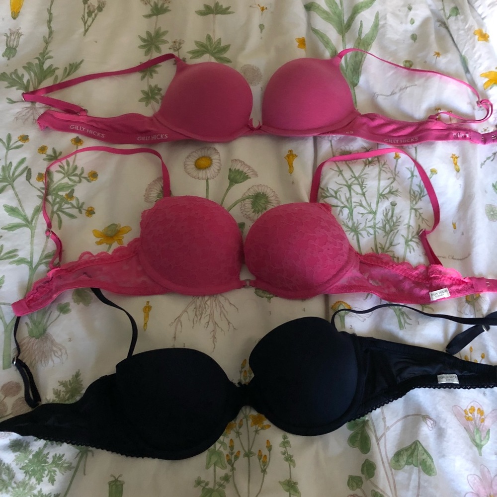 Gilly Hicks Three Bras set